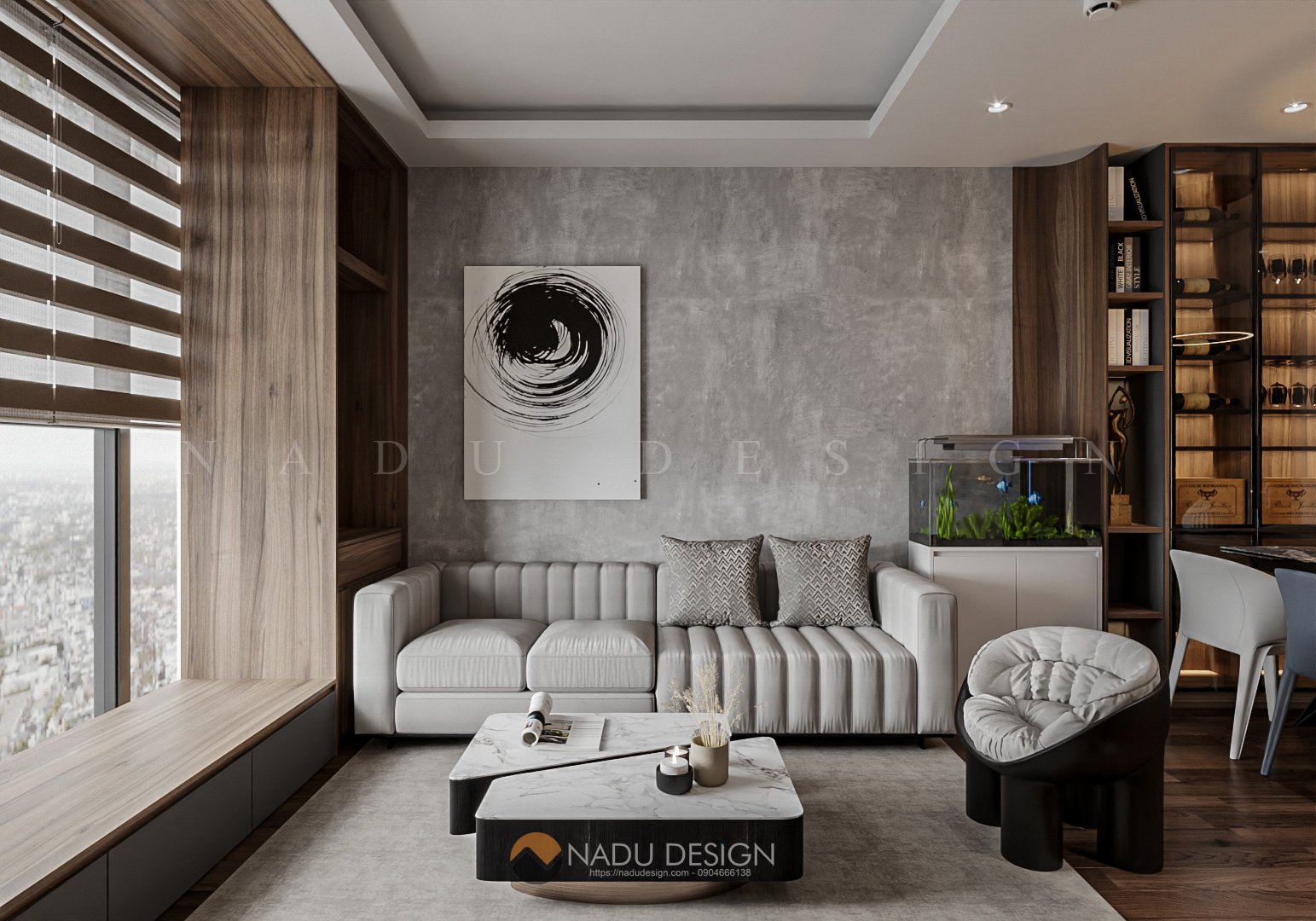 Thiết kế nội thất chung cư Bắc Giang hiện đại